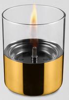 zvakes - Tenderflame Lilly Table Burner Set 10cm Gold - 3 nuotrauka