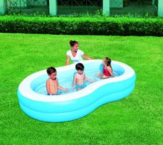 senukai baseinai - BESTWAY baseinas šeimai Lagūna 262cm x 157cm x 46cm,54117B - 2 nuotrauka