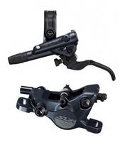 dviracio hidrauliniu stabdziu komplektas - Shimano SLX BL-M7100 L/BR-M7100 L Black - 2 nuotrauka
