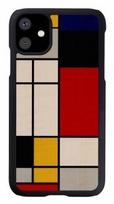 apple telefono dekliukai - iKins Mondrian Back Case For Apple iPhone 11 Black - 1 nuotrauka