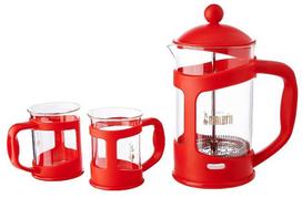 kavinukas press - Bialetti Set Coffee Press and Mugs Red - 2 nuotrauka