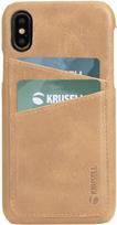 apple kortele - Krusell Sunne 2 Card Back Case For Apple iPhone XS Max Nude - 1 nuotrauka
