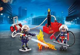 playmobil city action - Playmobil City Action Firefighters Wit Water Pump 9468 - 4 nuotrauka