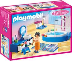 leles vonia - Playmobil Dollhouse Bathroom With Tub 70211 - 1 nuotrauka