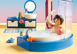 leles vonia - Playmobil Dollhouse Bathroom With Tub 70211 - 4 nuotrauka