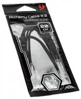 2 x 2 5 mm kabelis - BitFenix Alchemy 2.0 PSU Cable 5x 20cm Black - 3 nuotrauka