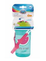 gertuve 400ml - Canpol Babies Sport Cup So Cool With Silicone Straw 400ml Pink - 2 nuotrauka