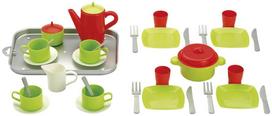 Ecoiffier Dining Set On Tray 8/972S