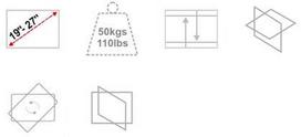 televizoriai 19 - Televizoriaus laikiklis NewStar Desk Mount For LED/LCD 19-27'' Black - 3 nuotrauka