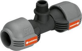 zarna laistymo 25 mm - Gardena Sprinklersystem T-piece 25mm x 1/2" Male Thread - 1 nuotrauka