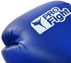 bokso pirstines - ProFight Skin Dragon Boxing Gloves Blue 10oz - 4 nuotrauka