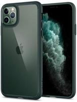 senukai iphone - Spigen Ultra Hybrid Back Case For Apple iPhone 11 Pro Green - 1 nuotrauka