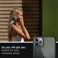 senukai iphone - Spigen Ultra Hybrid Back Case For Apple iPhone 11 Pro Green - 3 nuotrauka