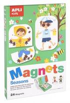 APLI KIDS Magnetinis žaidimas dėlionė SEZONAI, 17160