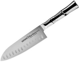 peiliai samura bamboo - Samura BAMBOO Santoku hollow ground 6.3"/ 160mm - 1 nuotrauka