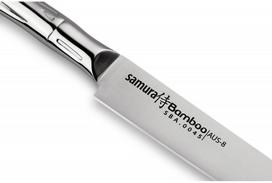 peiliai samura bamboo - Samura BAMBOO Universal Slicing knife 8"/ 200mm - 4 nuotrauka