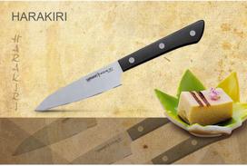 darzoviu peiliai - Samura HARAKIRI Universal Kitchen knife for Vegetables 4.0"/ 99mm Black - 3 nuotrauka