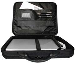 kompiuterio deklas 17 - Vivanco Widescreen Notebook Bag 17'' Black (Juodas) - 2 nuotrauka