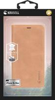 iphone xs max deklas - Krusell Sunne Wallet Case For Apple iPhone XS Max Beige - 7 nuotrauka