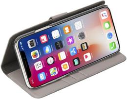 iphone xs max deklas - Krusell Loka 2in1 Wallet Case For Apple iPhone XS Max Grey - 4 nuotrauka