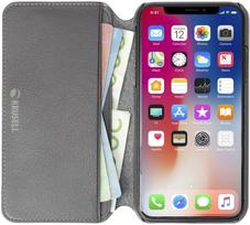 iphone xs max deklas - Krusell Pixbo Slim Wallet Case For Apple iPhone XS Max Grey - 4 nuotrauka