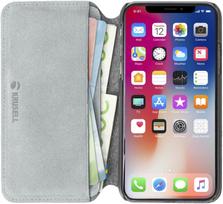 iphone xs max deklas - Krusell Broby Slim Wallet Case For Apple iPhone XS Max Grey - 3 nuotrauka