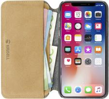 iphone xs deklas - Krusell Broby Slim Wallet Case For Apple iPhone XS Max Brown - 3 nuotrauka
