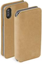 iphone xs deklas - Krusell Broby Slim Wallet Case For Apple iPhone XS Max Brown - 5 nuotrauka