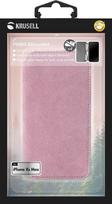 apple kortele - Krusell Broby Slim Wallet Case For Apple iPhone XS Max Pink - 6 nuotrauka