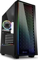Sharkoon RGB LIT 200 ATX Black (Juodas)