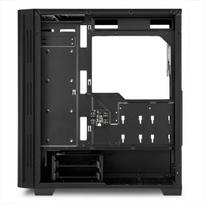 atx korpusai - Sharkoon RGB LIT 200 ATX Black (Juodas) - 4 nuotrauka
