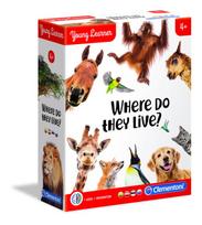 CLEMENTONI žaidimas Animals And Their Habit (LT+LV+EE+RU), 60489
