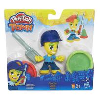 modelinas play doh - PLAY DOH TOWN figūrėlės ir plastilino rinkinys Ice Cream, asst., B5960EU4 - 1 nuotrauka