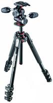 Manfrotto 190 Kit Alu 4s Tripod + 3 Way head