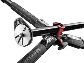 fotoaparatas 190 - Manfrotto 190 Kit Alu 4s Tripod + 3 Way head - 4 nuotrauka