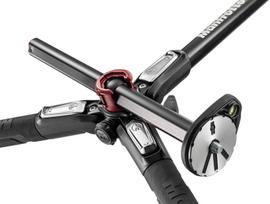 fotoaparatas 190 - Manfrotto 190 Kit Alu 4s Tripod + 3 Way head - 5 nuotrauka