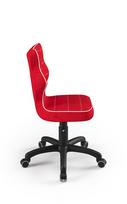 vaikiska biuro kede - Entelo Childrens Chair Petit Size 4 Black/Red VS09 - 2 nuotrauka