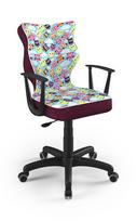 Entelo Childrens Chair Norm Size 5 ST32 Black/Violet