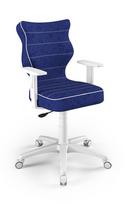 vaikiska kede - Entelo Childrens Chair Duo White/Blue Size 5 VS06 - 3 nuotrauka