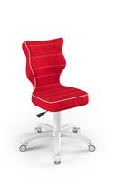 Entelo Childrens Chair Petit Size 4 White/Red VS09
