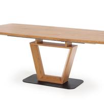 auksinis azuolas spalva - Valgomojo stalas Halmar Blacky Golden Oak/Black, 1600 - 2200x900x760 mm - 6 nuotrauka