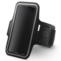 sporto deklas telefonui - Spigen A700 Universal Sports Armband Pouch for 6.9" (175 x 99mm) Black - 1 nuotrauka