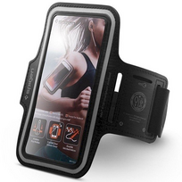 sporto deklas telefonui - Spigen A700 Universal Sports Armband Pouch for 6.9" (175 x 99mm) Black - 2 nuotrauka