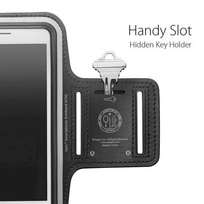 sporto deklas telefonui - Spigen A700 Universal Sports Armband Pouch for 6.9" (175 x 99mm) Black - 4 nuotrauka