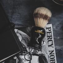 skutimosi sepetelis - Percy Nobleman Shaving Šerno šerių skutimosi šepetėlis, 1 vnt. - 3 nuotrauka