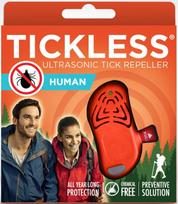  TICKLESS ultragarsinis pakabukas nuo erkių ir blusų HUMAN, oranžinė spalva, 1 vnt.