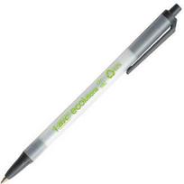 Bic Tušinukas Eco Clicstic 1.0 mm, juodas, pakuotėje 50 vnt 175884
