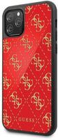iphone 11 pro max - Guess 4G Double Layer Glitter Back Case For Apple iPhone 11 Pro Max Red - 3 nuotrauka
