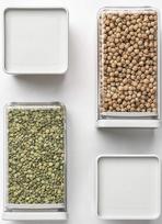 biriu produktu indai brabantia - Brabantia Tasty+ Square Canister 1.6l Light Grey - 5 nuotrauka