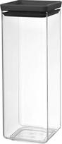 Brabantia Tasty+ Square Canister 2.5l Dark Grey